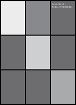 Sort/Hvid+