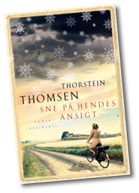 Sne på hendes ansigt