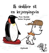 Ib skubber til en kejserpingvin