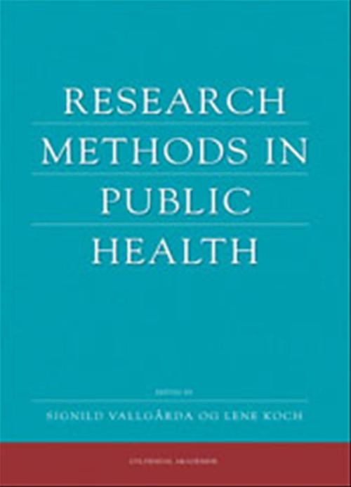 Research methods in public health af Signild Vallgårda m.fl.