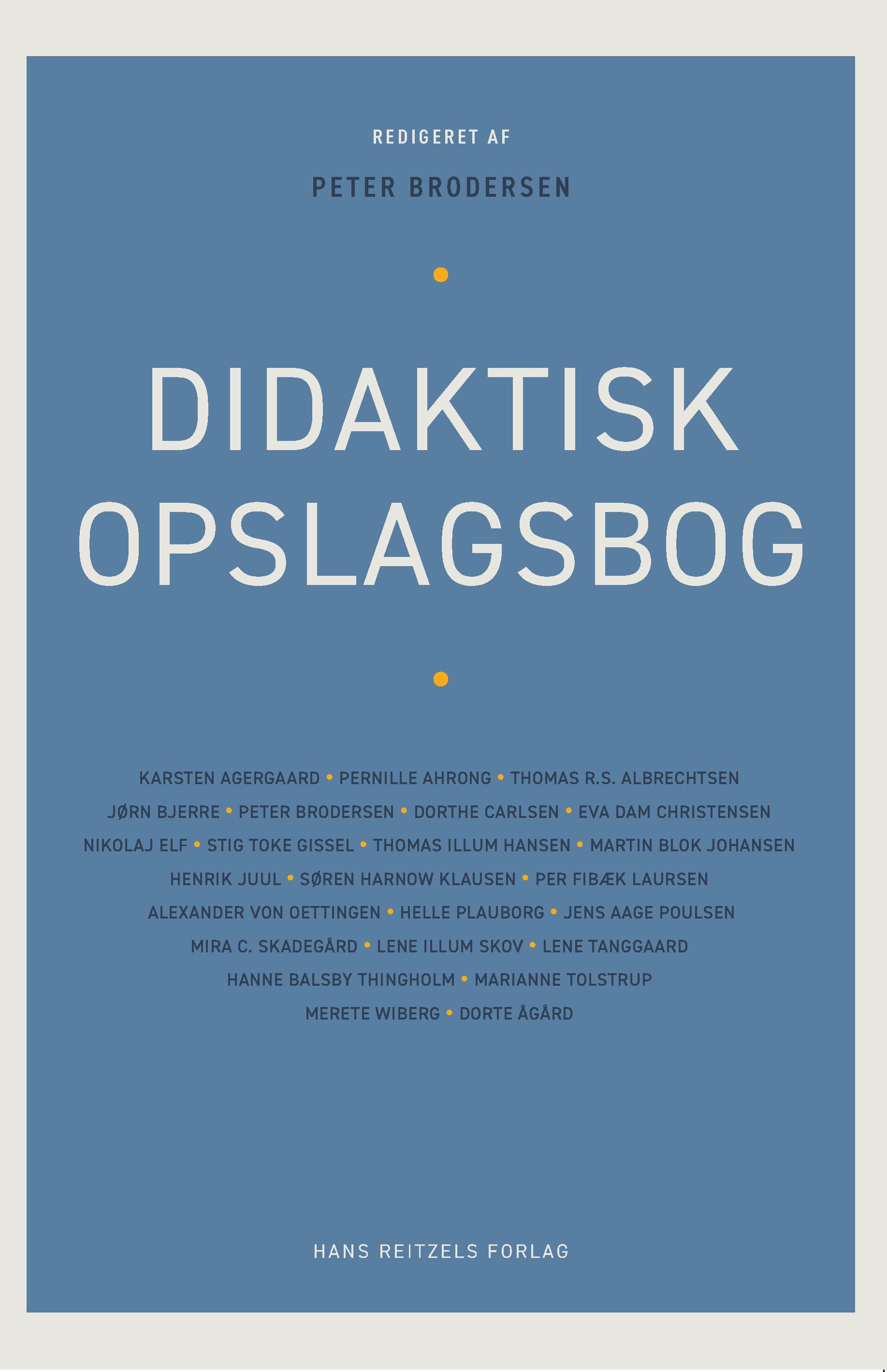 Didaktisk opslagsbog, 1. udgave